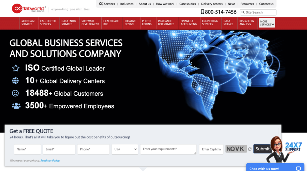 Flatworld Solutions TC Services