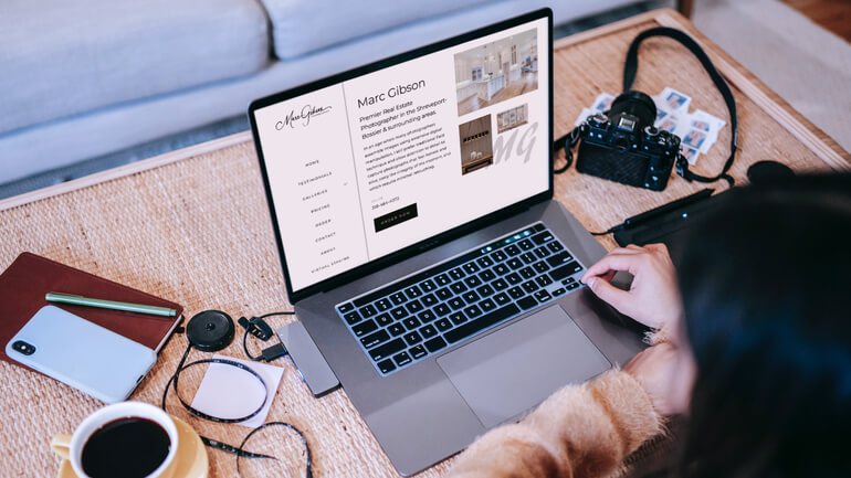 AgentUp Real Estate Photographer Website