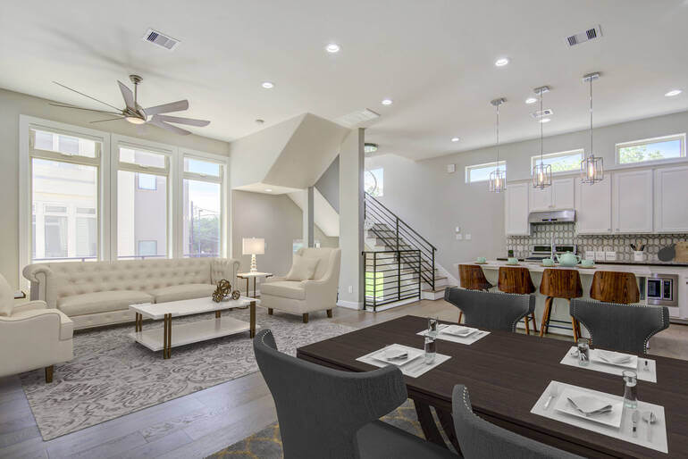 After: Virtual Staging by AgentUp