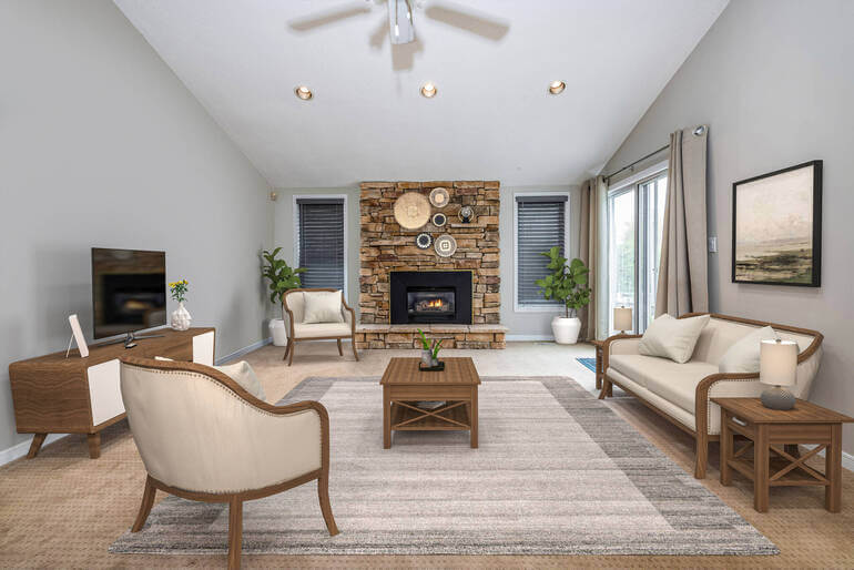 After: Decluttering Virtual Staging by AgentUp
