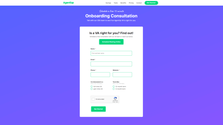 Creating an AgentUp account