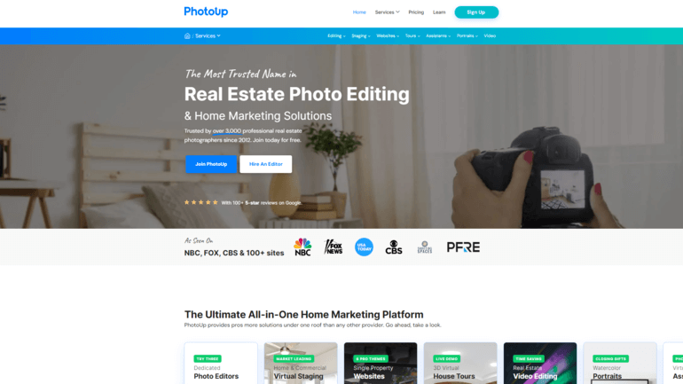 PhotoUp Homepage