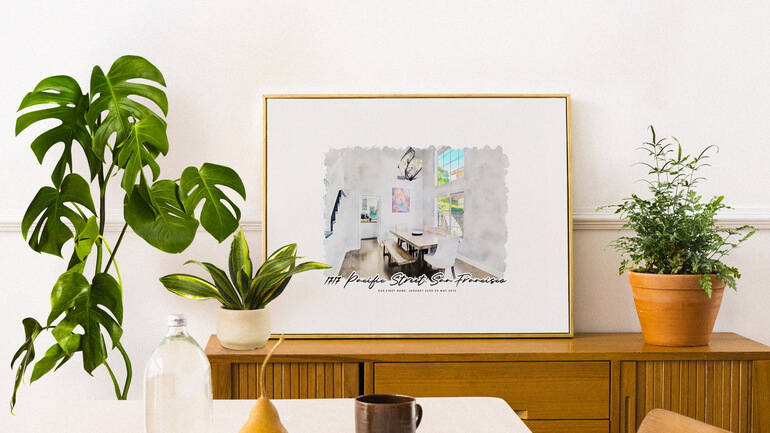 Custom House Portrait by AgentUp