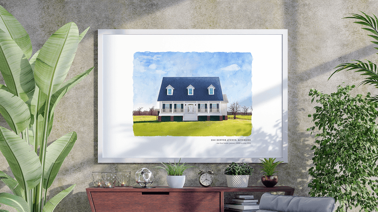 AgentUp Custom House Portraits