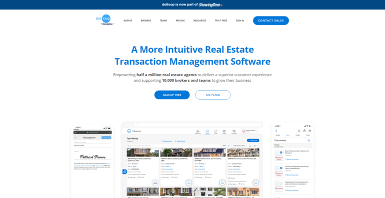 Dotloop best real estate transaction management software