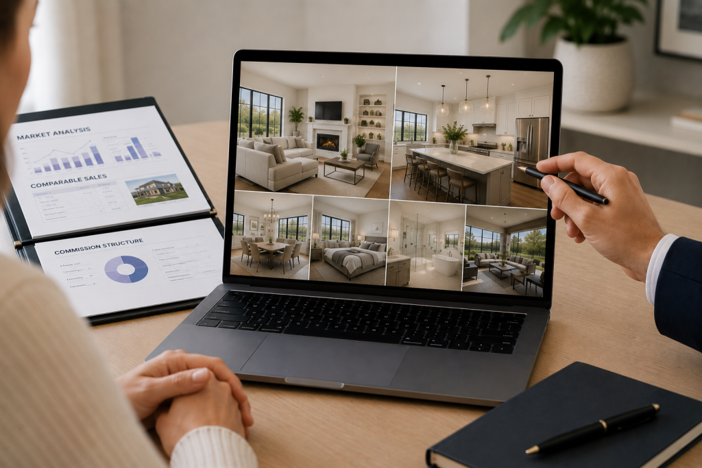 Single property websites showcasing high-quality interior photo galleries.