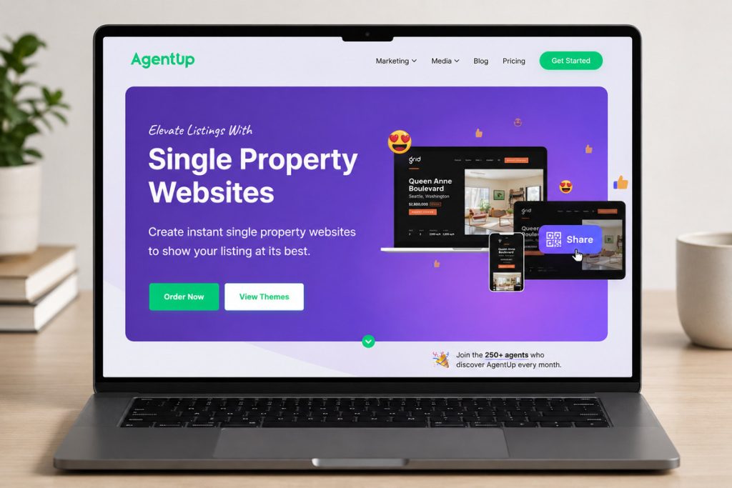 Build a real estate website for a single property listing