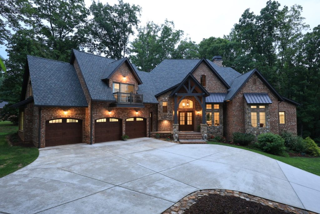 Original home exterior before virtual twilight enhancement