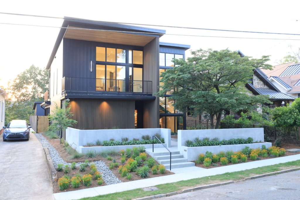 Daytime exterior photo before virtual twilight editing